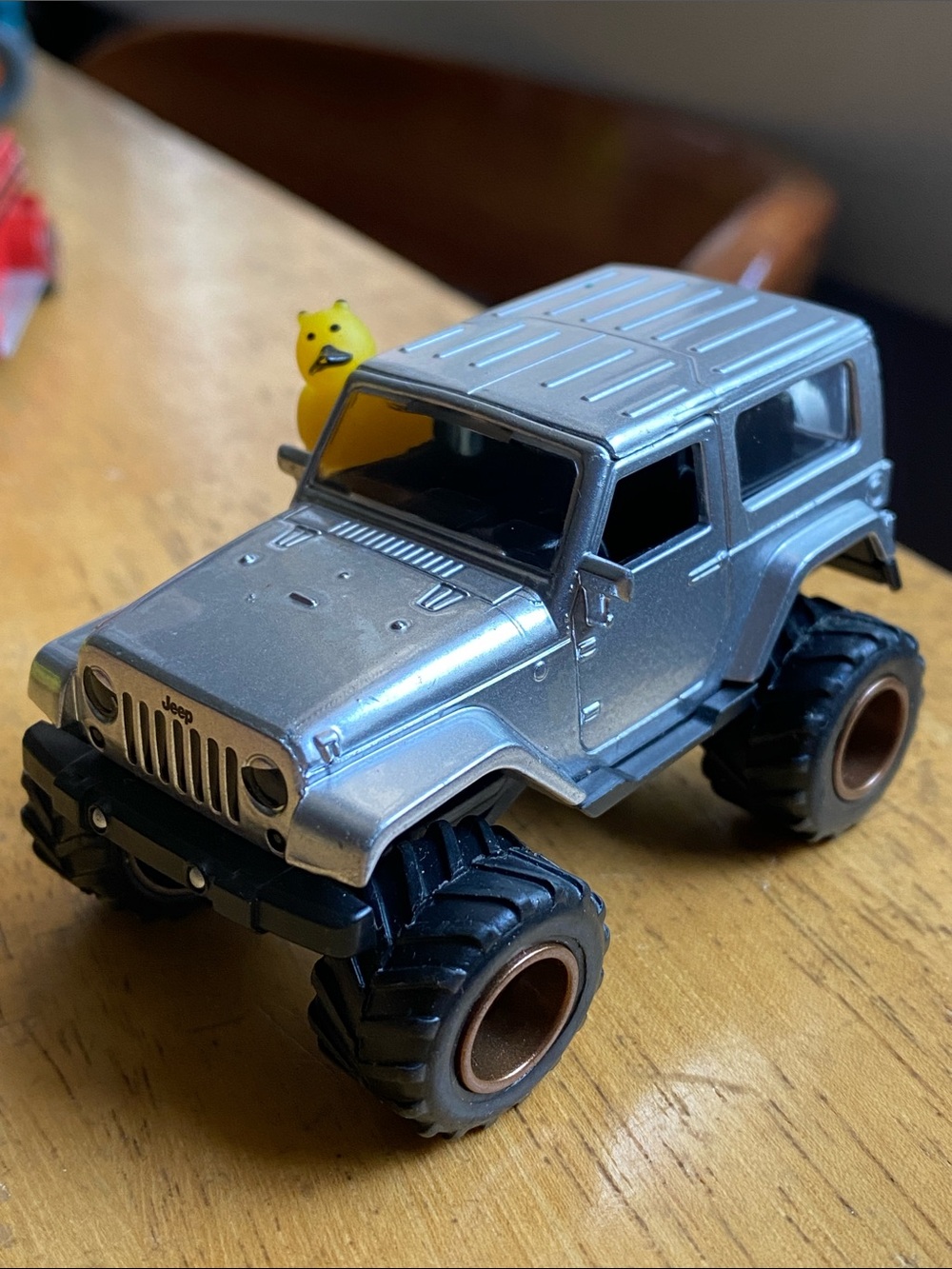 JADA Toys JEEP WRANGLER METAL DIE-CAST JUST TRUCKS 2014 SILVER  1:64 SCALE